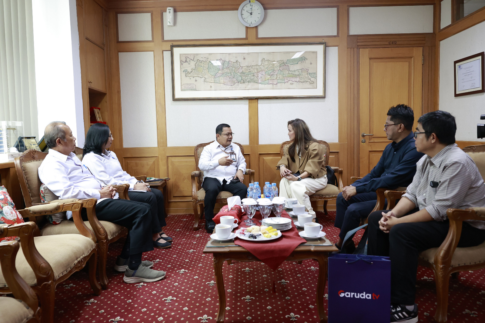 Jajaki Peluang Sinergi, Deputi TKKN ANRI Terima Audiensi Direktur Kelembagaan Garuda TV