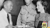 Foto Prof. Hoessein Djajadiningrat bercakap-cakap dengan Keluarga den Ouden saat menikmati jamuan makan pada acara resepsi di rumah Muhtadi di Batavia, 14 Februari 1948. Sumber : ANRI. RVD Batavia 1947-1949 No. 1163.