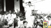 Foto Presiden Sukarno melakukan kunjungan ke Blitar, Jawa Timur. 24 April 1947.   Sumber: ANRI. IPPHOS 1945-1950 No. 522